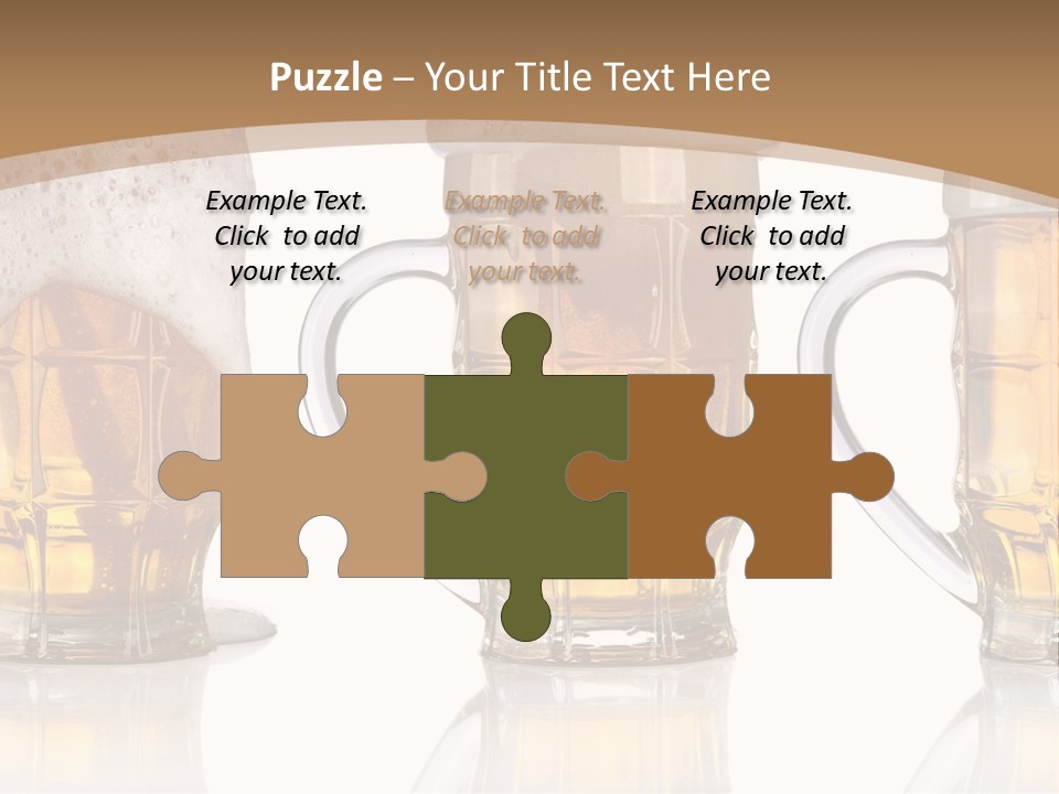 Pint Thirst Head PowerPoint Template