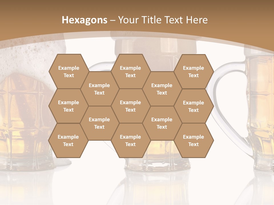 Pint Thirst Head PowerPoint Template