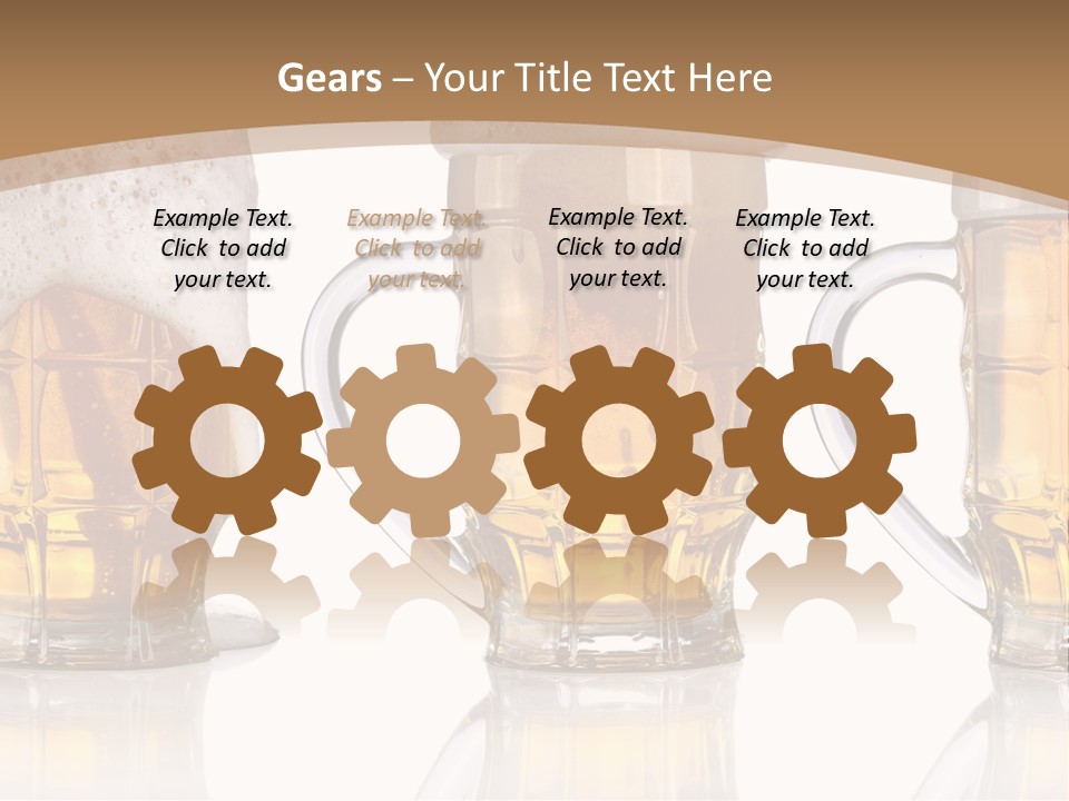 Pint Thirst Head PowerPoint Template