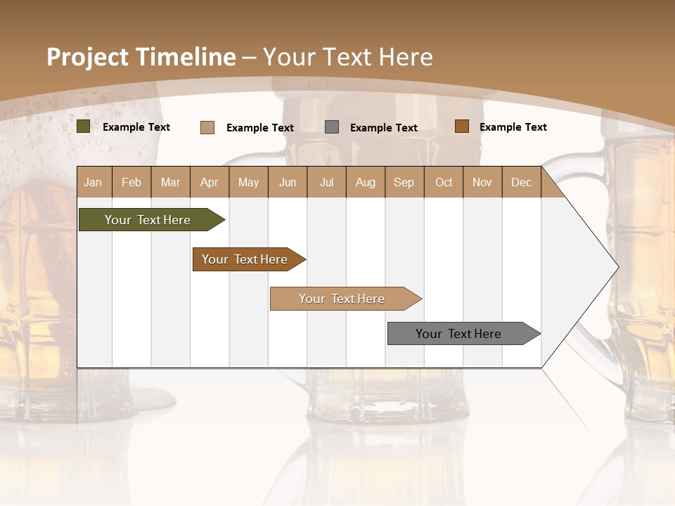 Pint Thirst Head PowerPoint Template