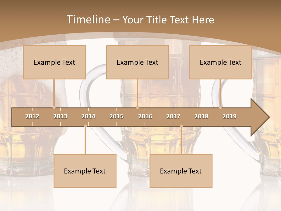 Pint Thirst Head PowerPoint Template