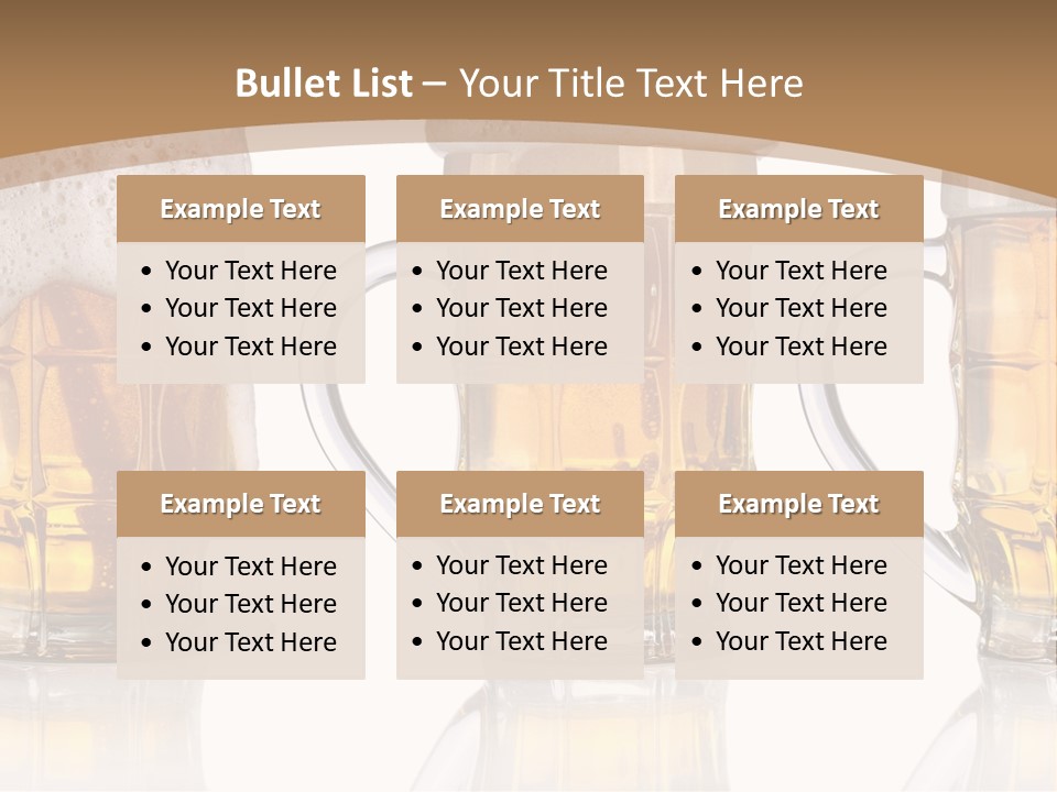 Pint Thirst Head PowerPoint Template
