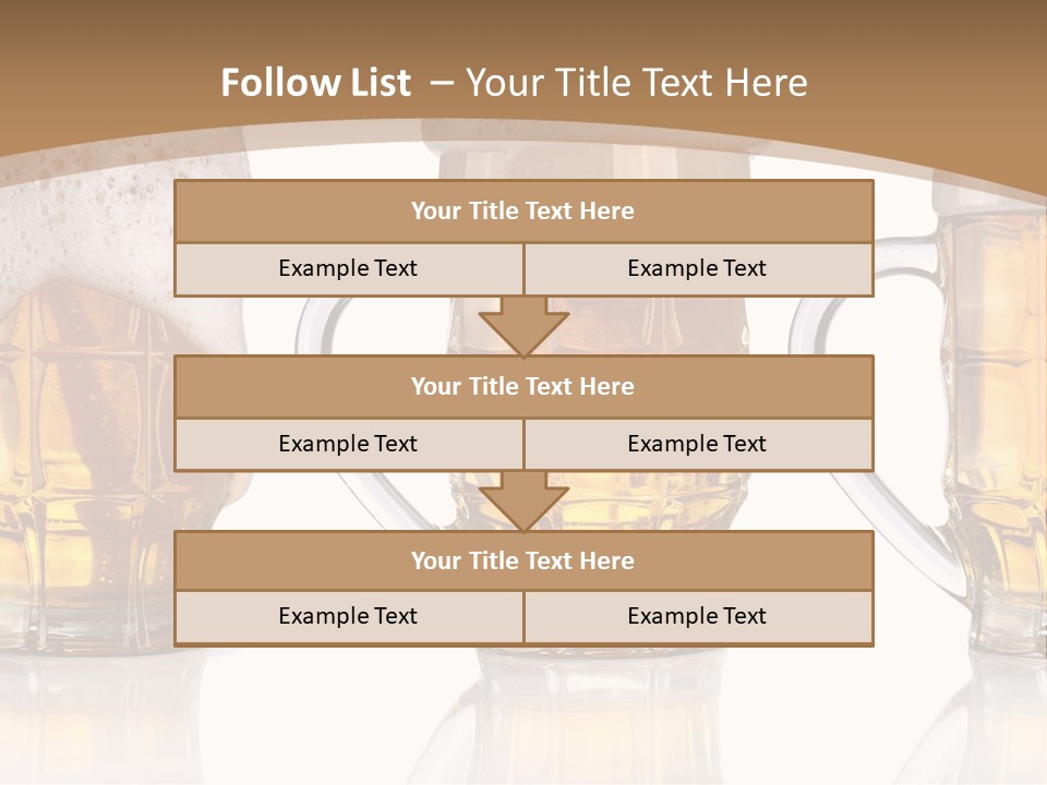 Pint Thirst Head PowerPoint Template