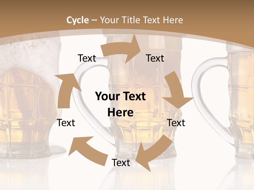 Pint Thirst Head PowerPoint Template
