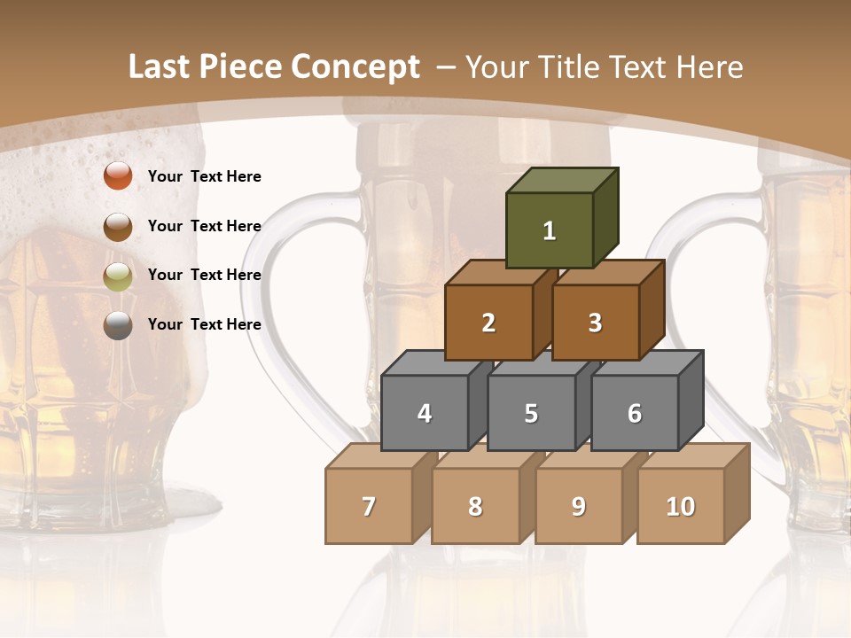 Pint Thirst Head PowerPoint Template