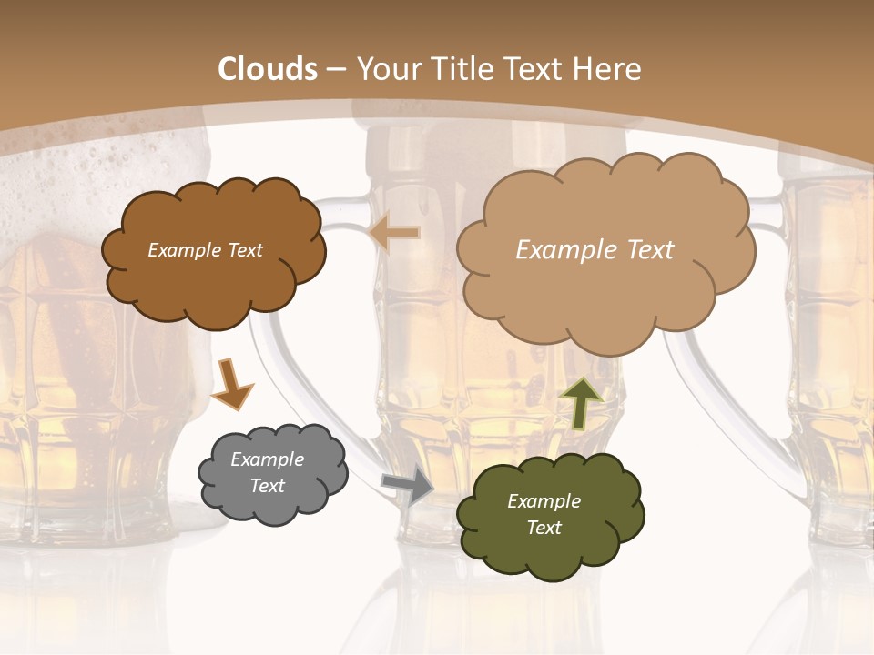 Pint Thirst Head PowerPoint Template