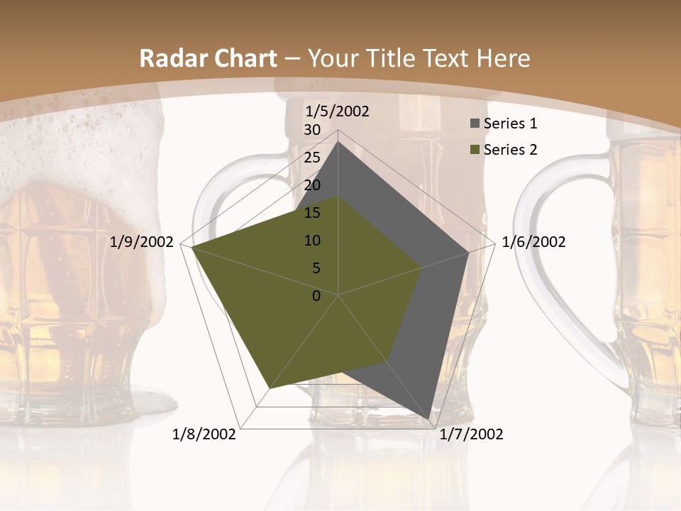 Pint Thirst Head PowerPoint Template