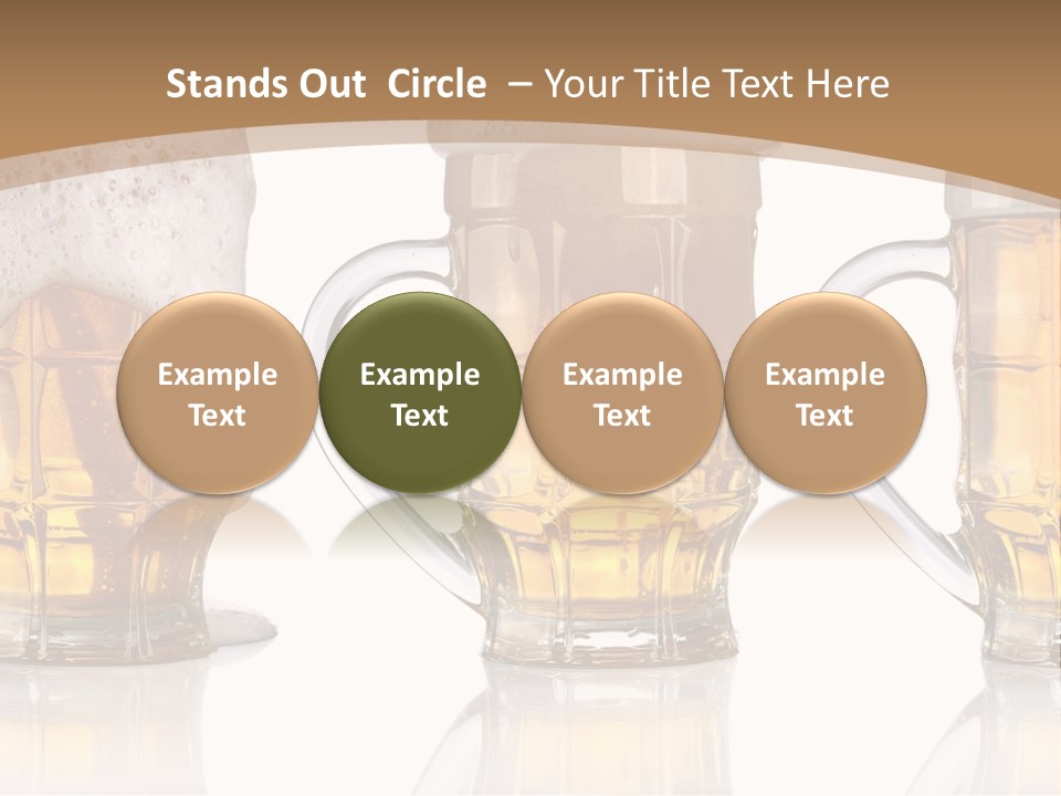 Pint Thirst Head PowerPoint Template