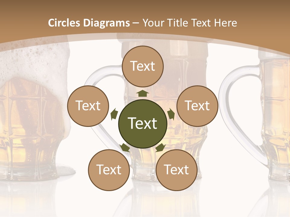 Pint Thirst Head PowerPoint Template