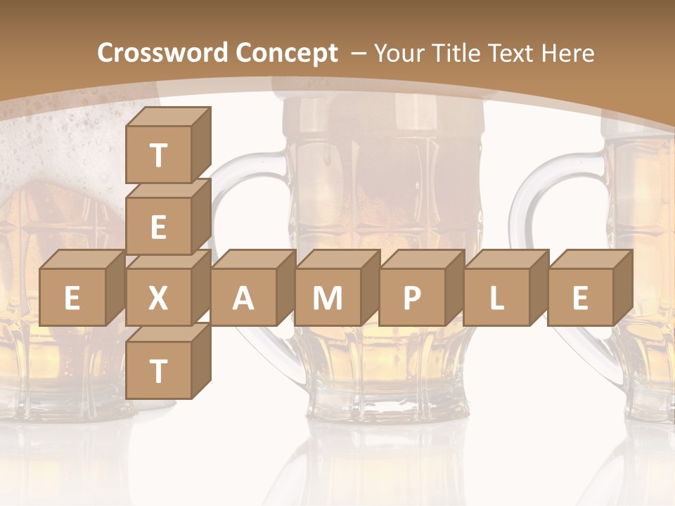 Pint Thirst Head PowerPoint Template