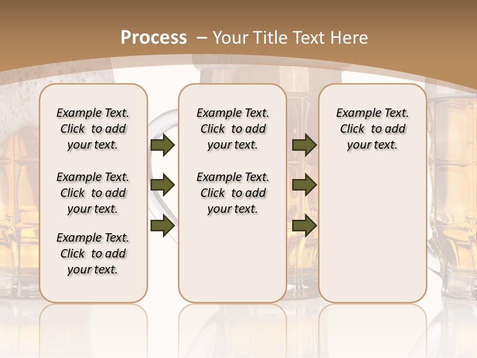 Pint Thirst Head PowerPoint Template