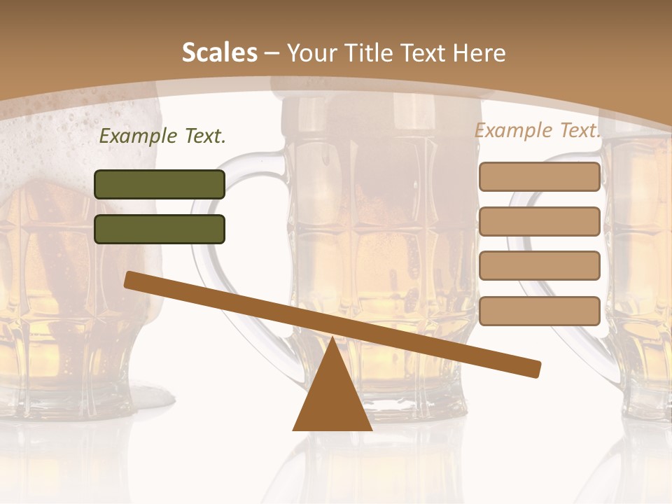 Pint Thirst Head PowerPoint Template