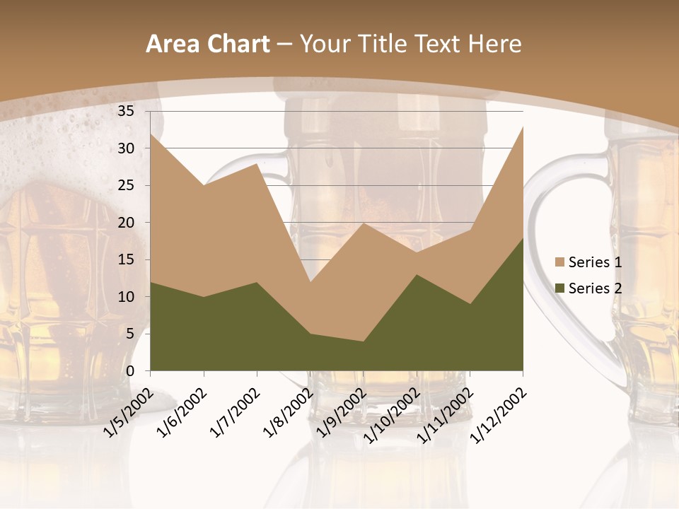 Pint Thirst Head PowerPoint Template