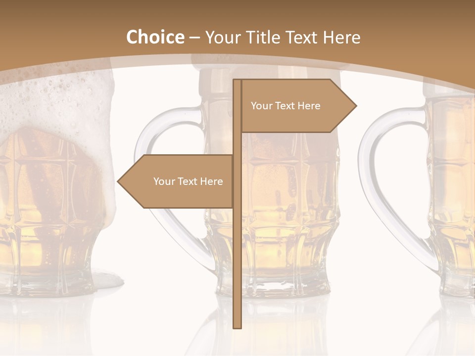 Pint Thirst Head PowerPoint Template