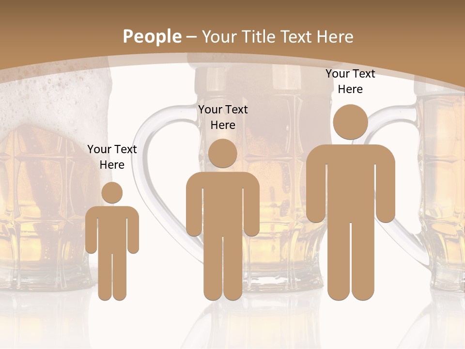 Pint Thirst Head PowerPoint Template