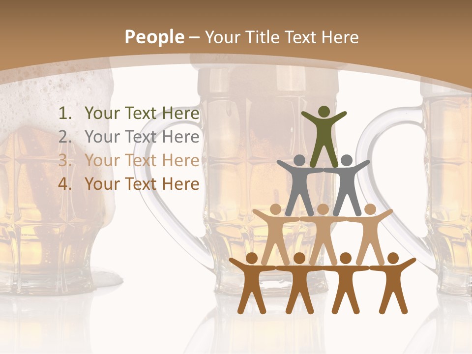 Pint Thirst Head PowerPoint Template