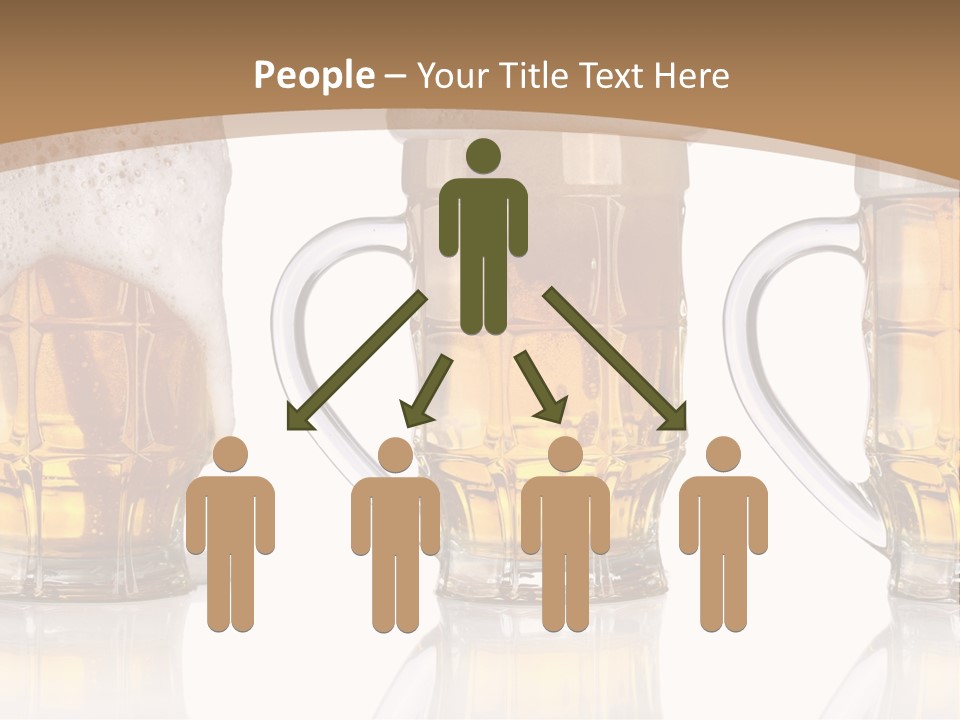 Pint Thirst Head PowerPoint Template