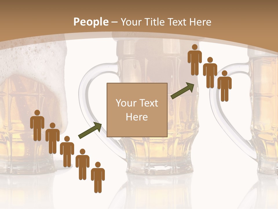 Pint Thirst Head PowerPoint Template