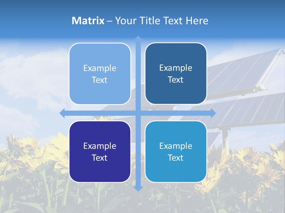 Sunlight Current Electricity PowerPoint Template