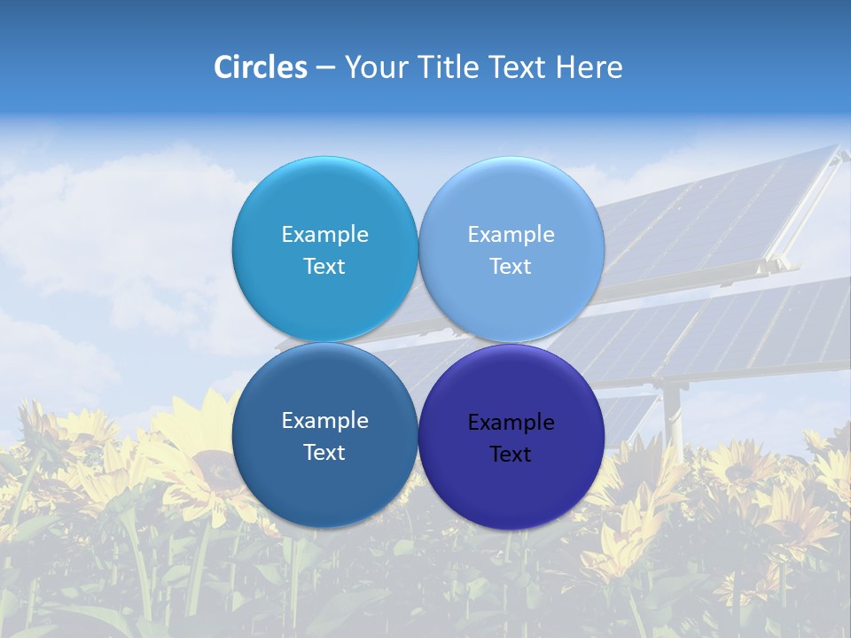 Sunlight Current Electricity PowerPoint Template