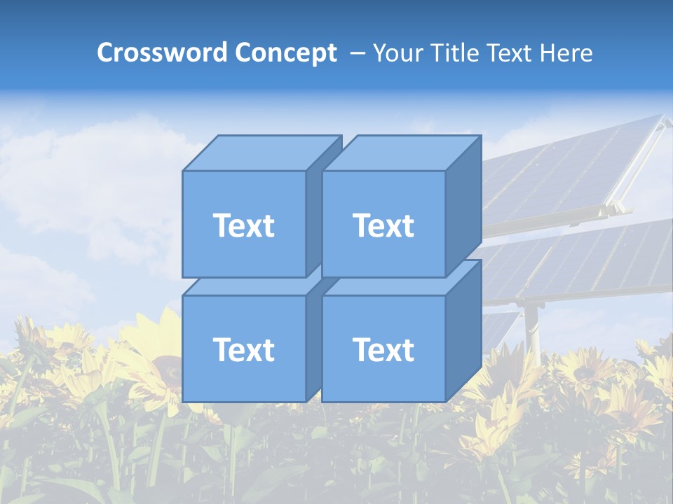 Sunlight Current Electricity PowerPoint Template