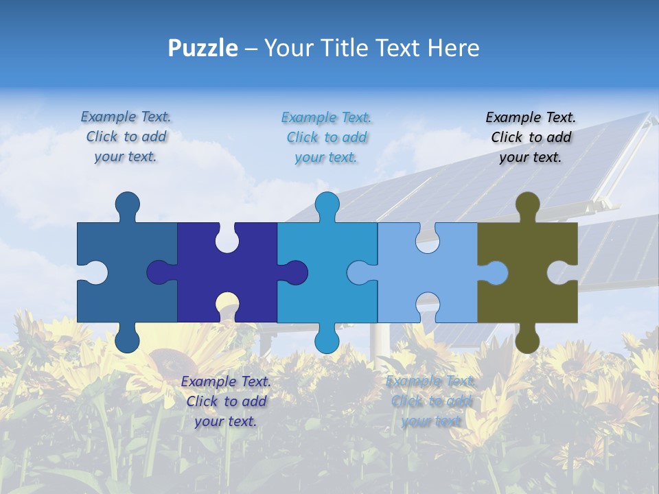 Sunlight Current Electricity PowerPoint Template