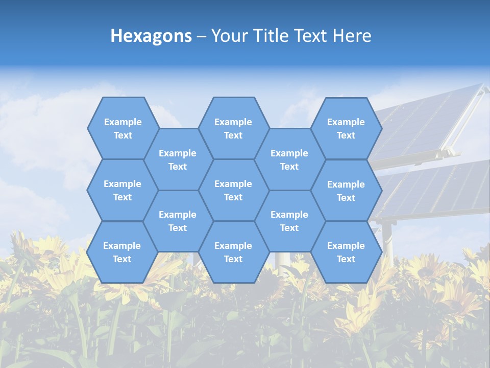 Sunlight Current Electricity PowerPoint Template