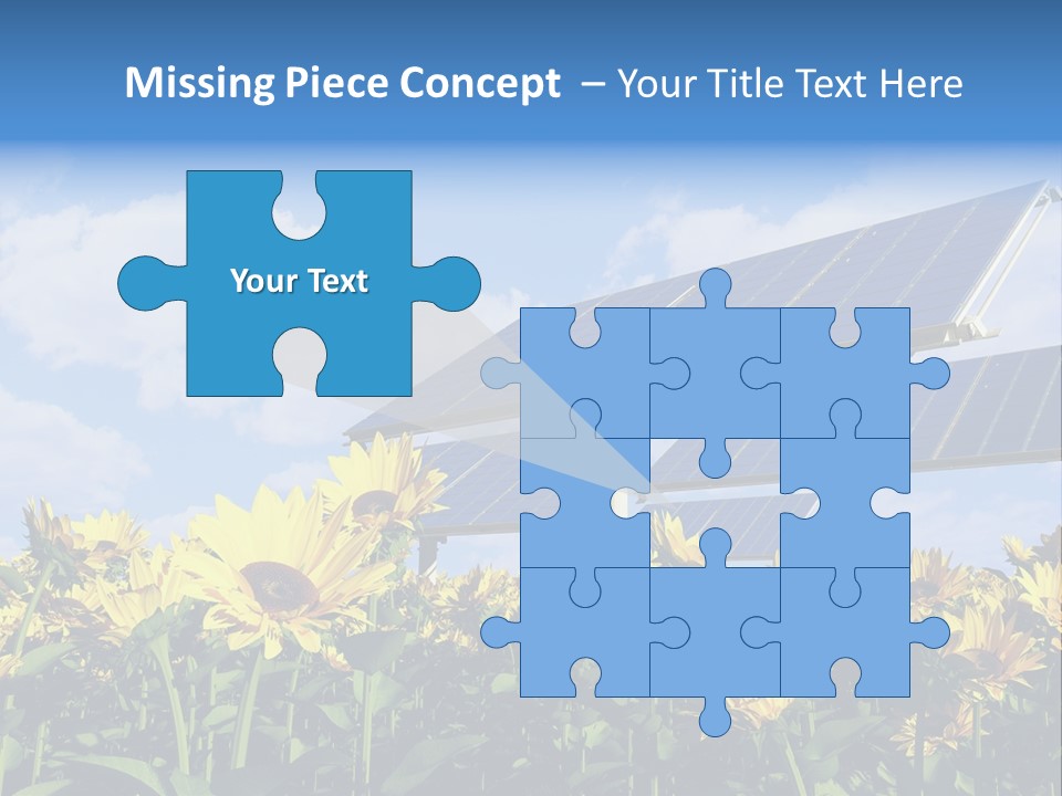 Sunlight Current Electricity PowerPoint Template