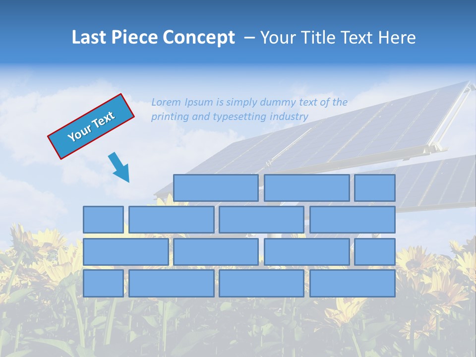 Sunlight Current Electricity PowerPoint Template