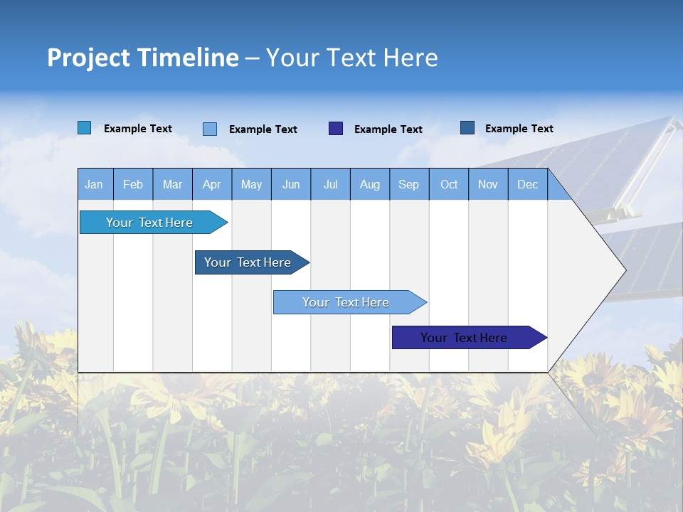 Sunlight Current Electricity PowerPoint Template