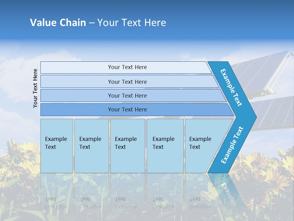 Sunlight Current Electricity PowerPoint Template