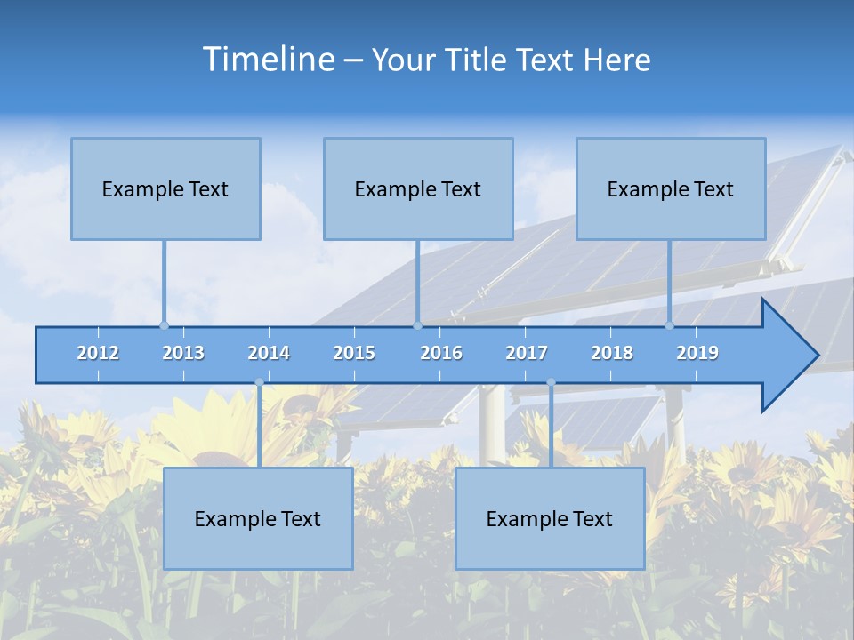 Sunlight Current Electricity PowerPoint Template