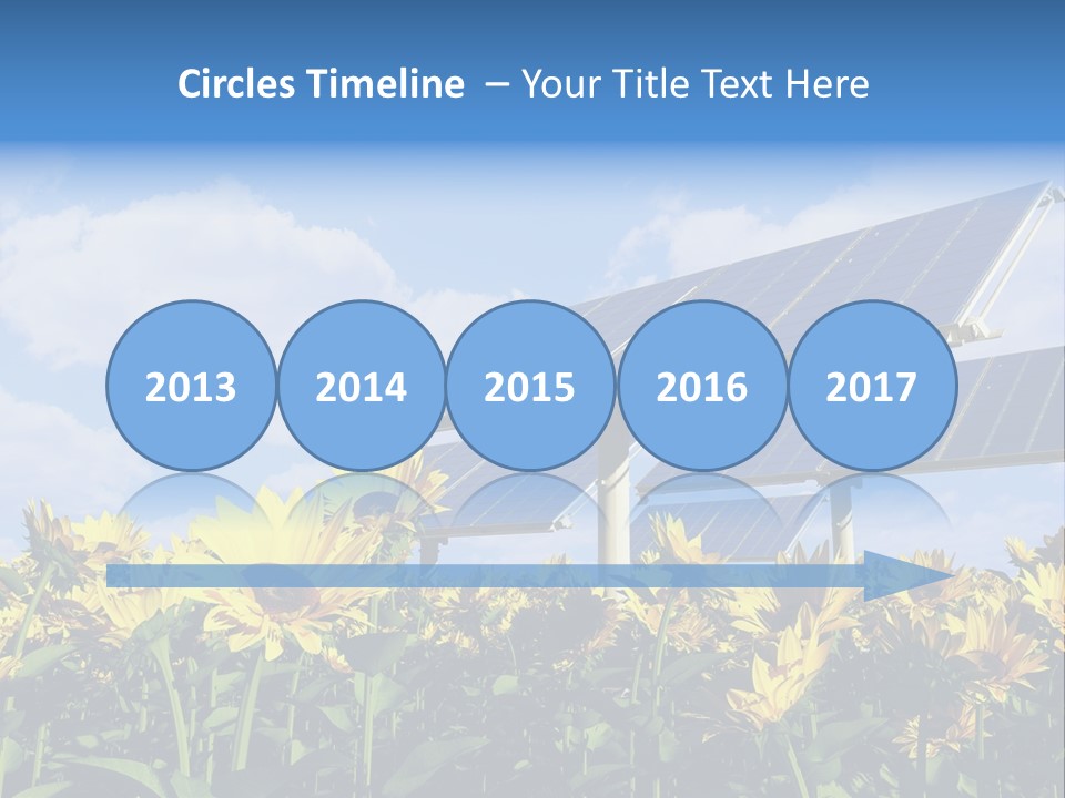 Sunlight Current Electricity PowerPoint Template