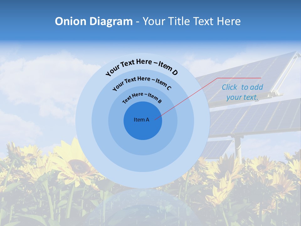 Sunlight Current Electricity PowerPoint Template