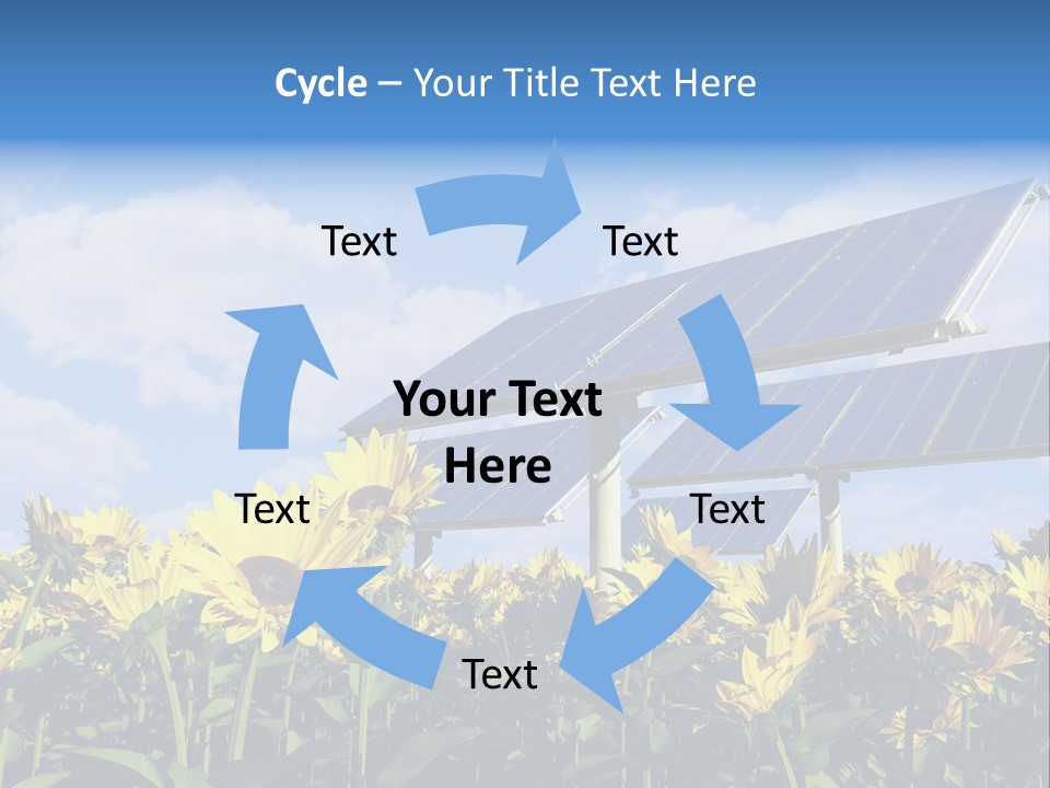 Sunlight Current Electricity PowerPoint Template