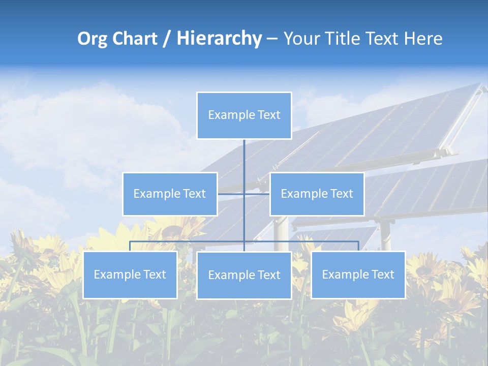 Sunlight Current Electricity PowerPoint Template
