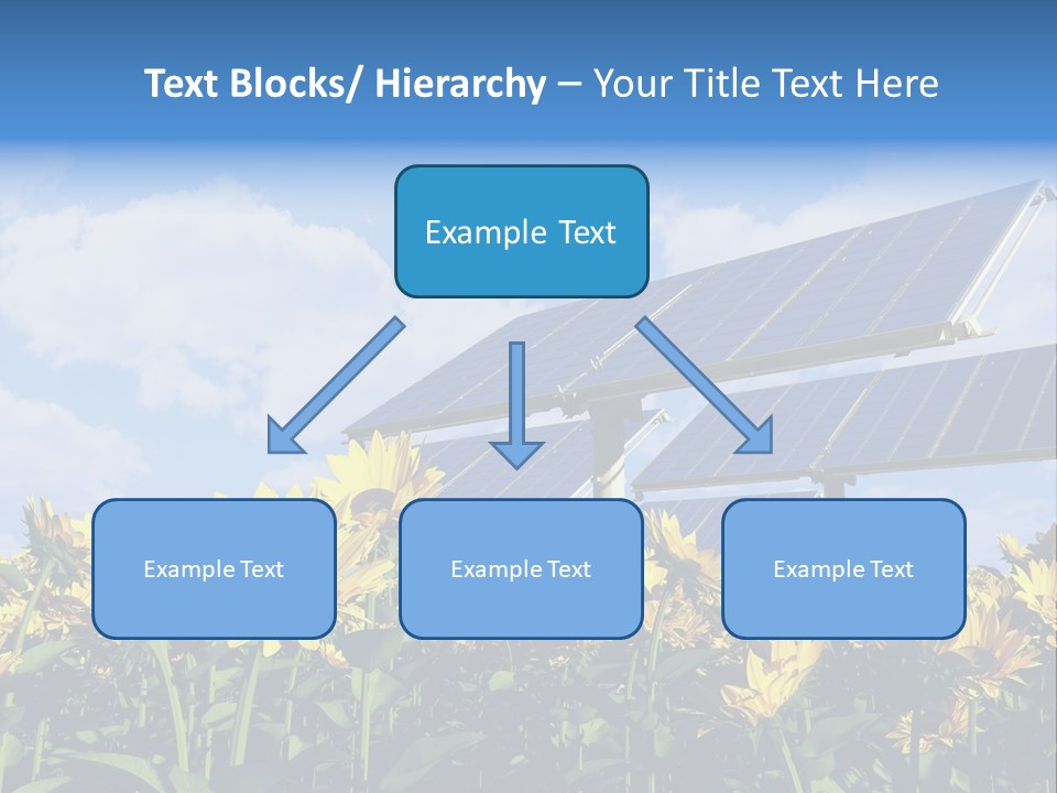 Sunlight Current Electricity PowerPoint Template