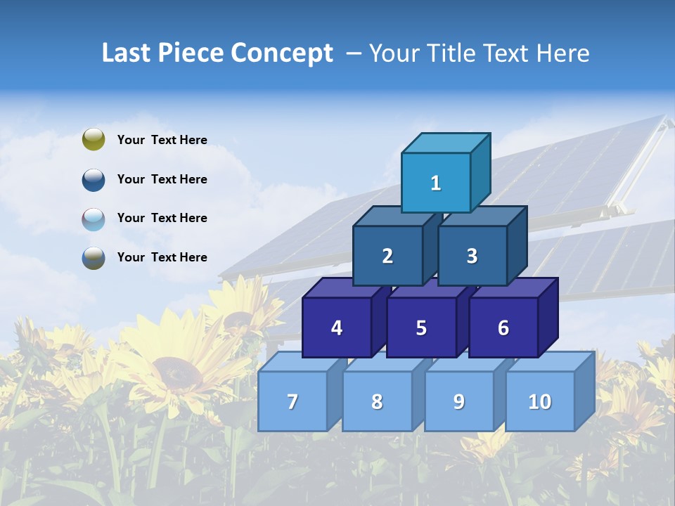 Sunlight Current Electricity PowerPoint Template