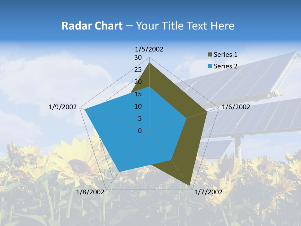 Sunlight Current Electricity PowerPoint Template