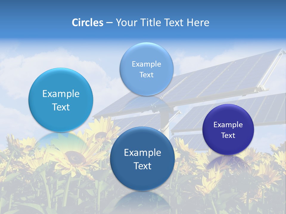 Sunlight Current Electricity PowerPoint Template