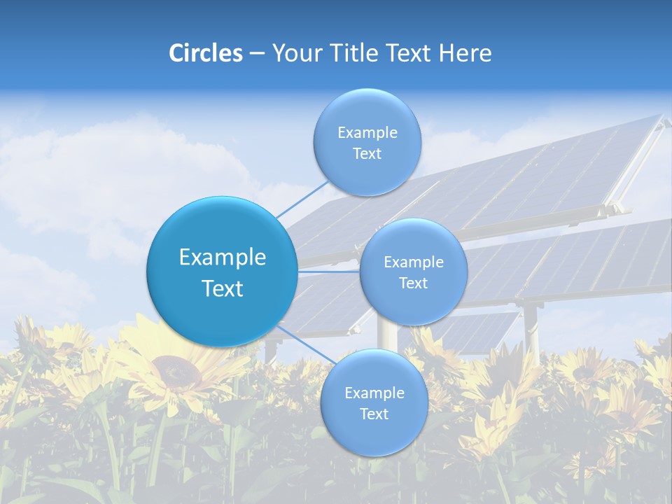 Sunlight Current Electricity PowerPoint Template