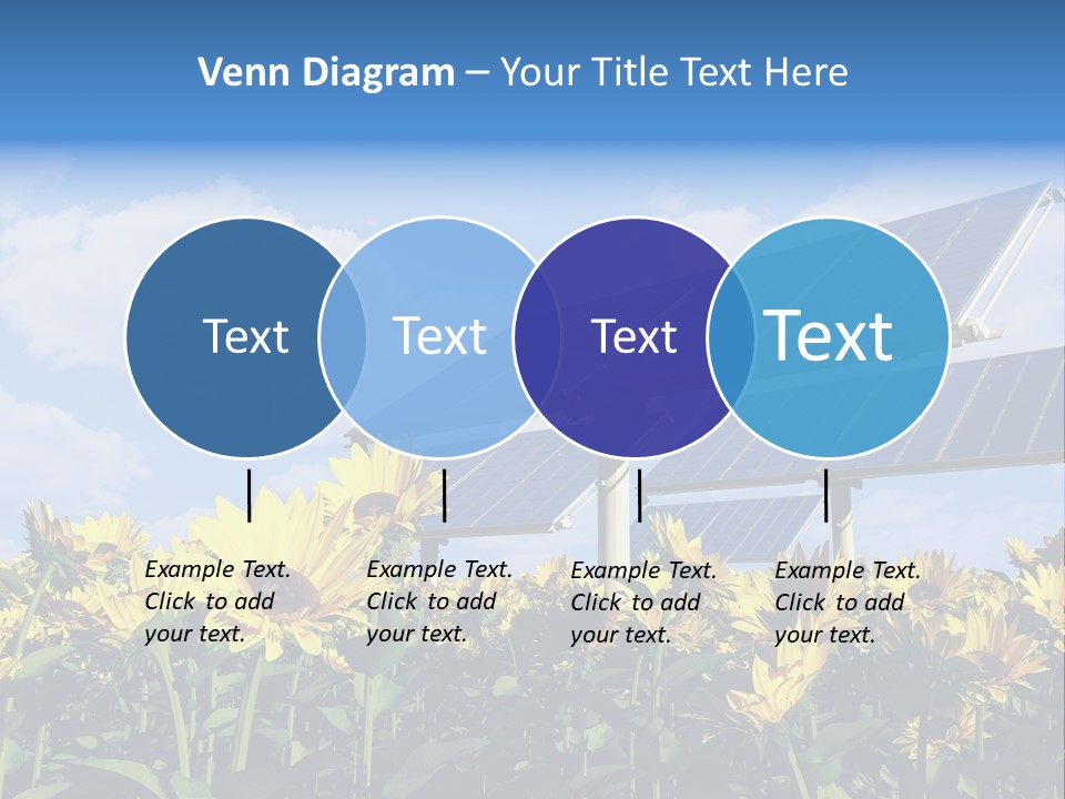 Sunlight Current Electricity PowerPoint Template