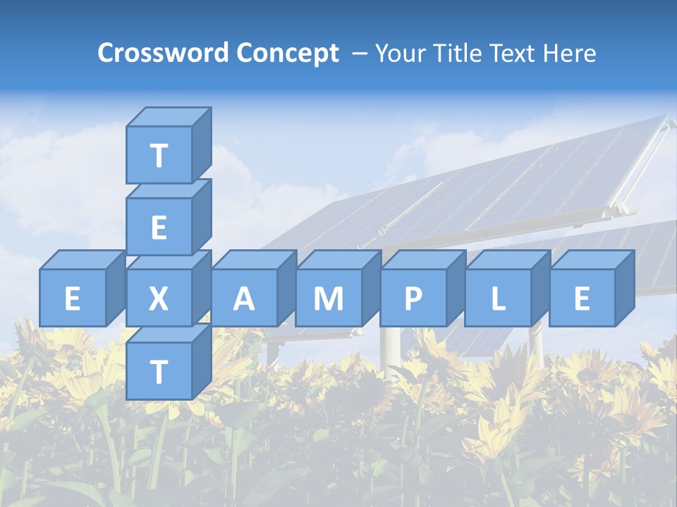 Sunlight Current Electricity PowerPoint Template