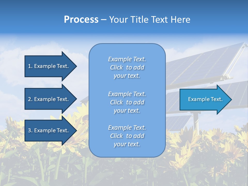 Sunlight Current Electricity PowerPoint Template