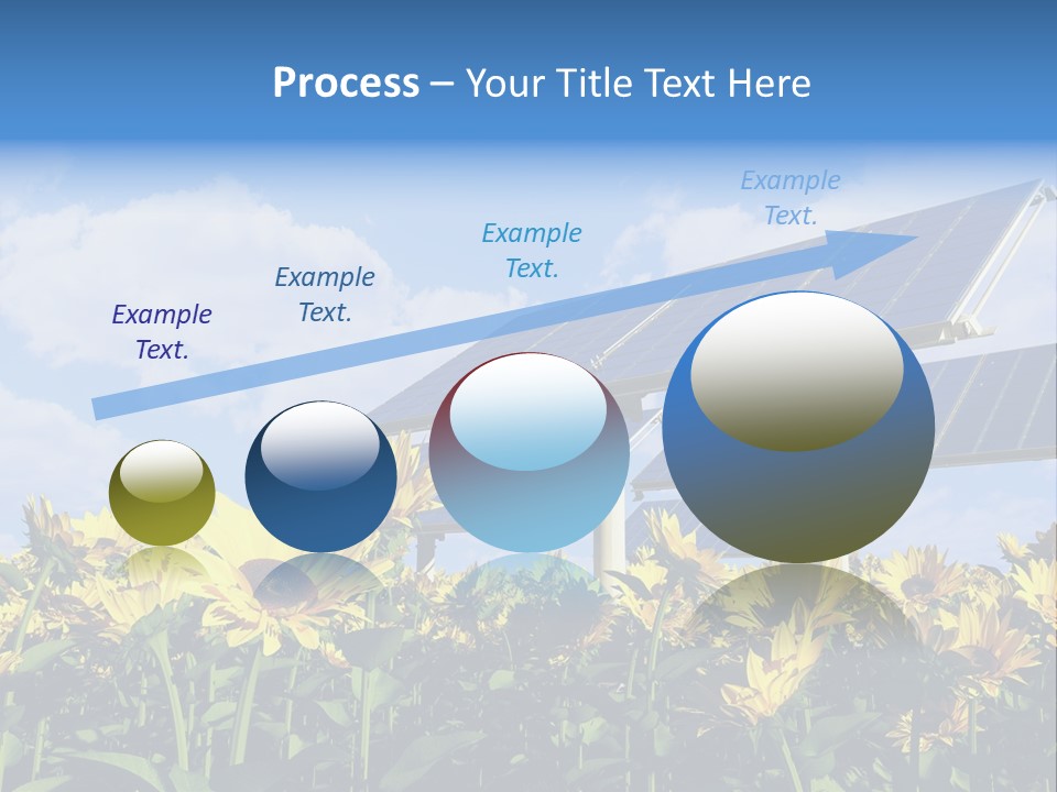 Sunlight Current Electricity PowerPoint Template