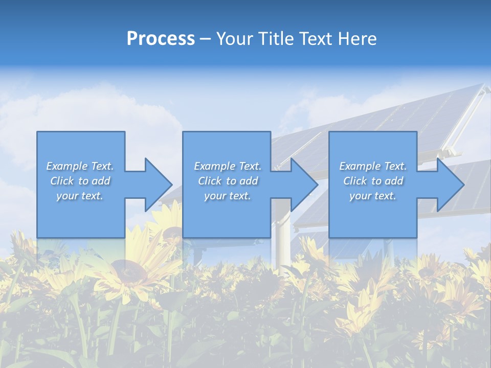 Sunlight Current Electricity PowerPoint Template