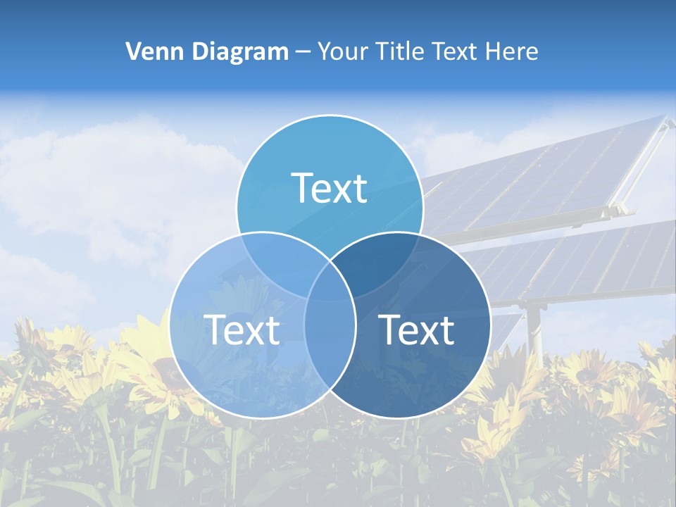 Sunlight Current Electricity PowerPoint Template