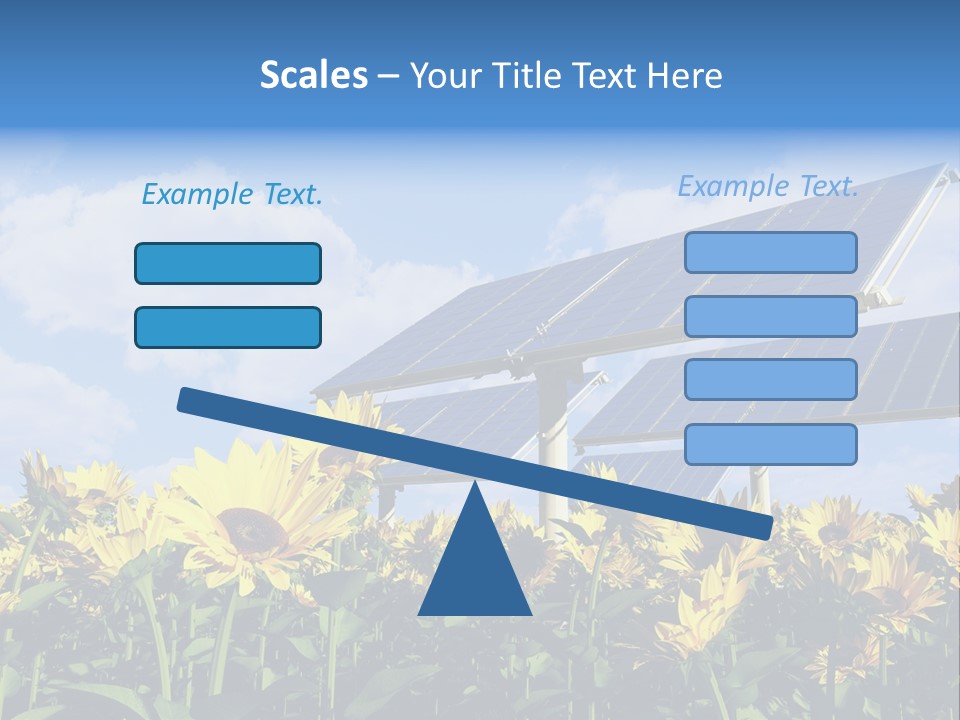 Sunlight Current Electricity PowerPoint Template