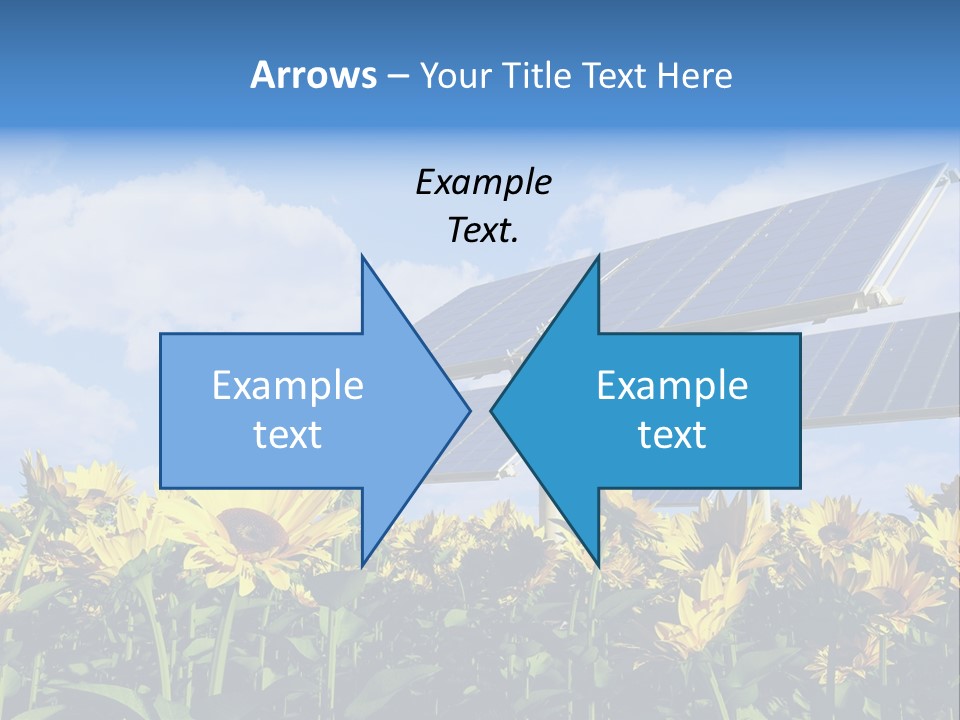 Sunlight Current Electricity PowerPoint Template