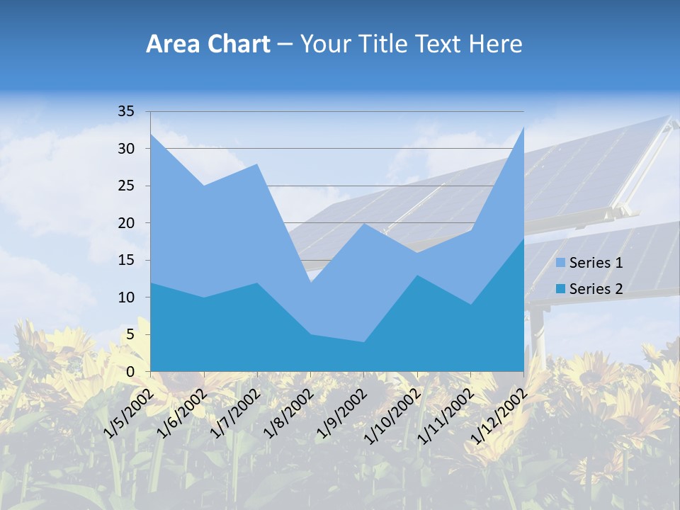 Sunlight Current Electricity PowerPoint Template